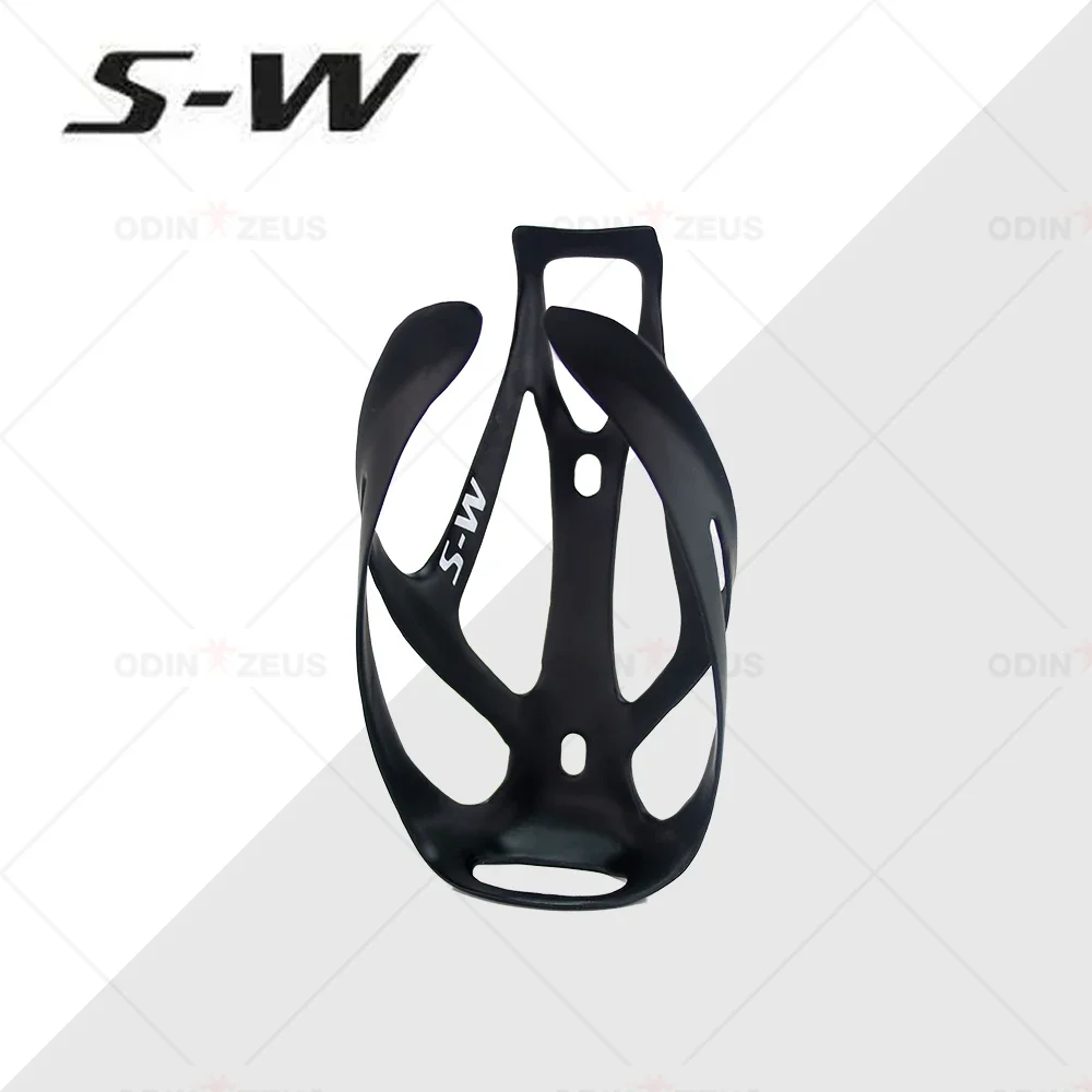 S-W OEM Carbon Fiber Rib Cage III Super Light Water Bottle holder For Mountain/Road Bikes  Black Logo/White Logo/Red Logo