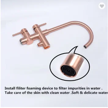 Floor Bathtub faucets rose gold  free standing tub faucet