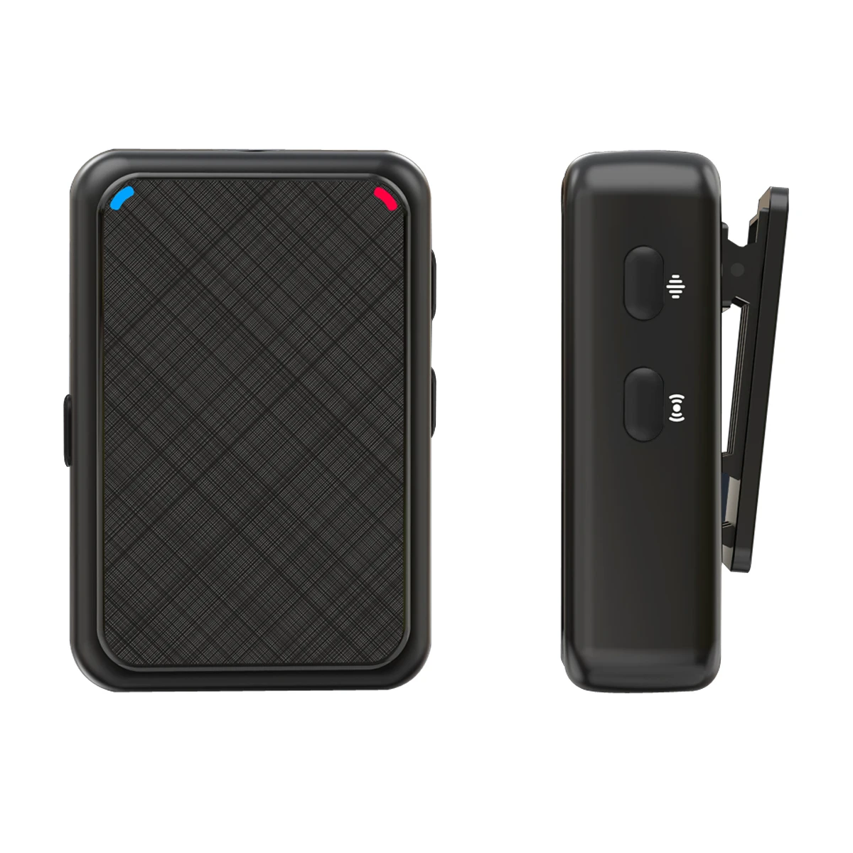 Micrófono inalámbrico Lavalier, receptor de RF cuadrado, Clip de cuello, solapa, sistema de micrófono en vivo para teléfonos con cámara, transmisión DV