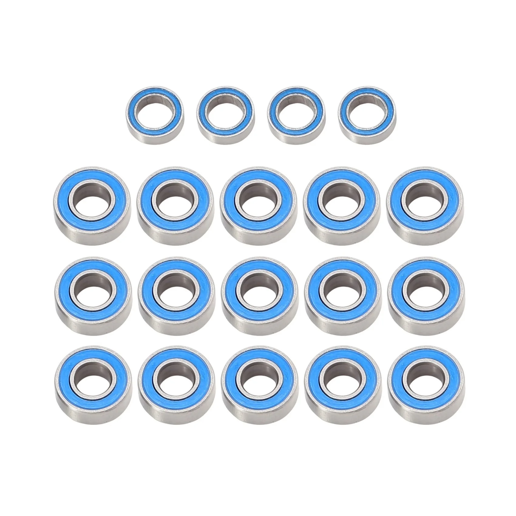 19pcs Sealed Bearing Kit for Traxxas Slash 2WD Bandit Stampede Rustler 2WD 1/10 RC Car Upgrade Parts Accessories