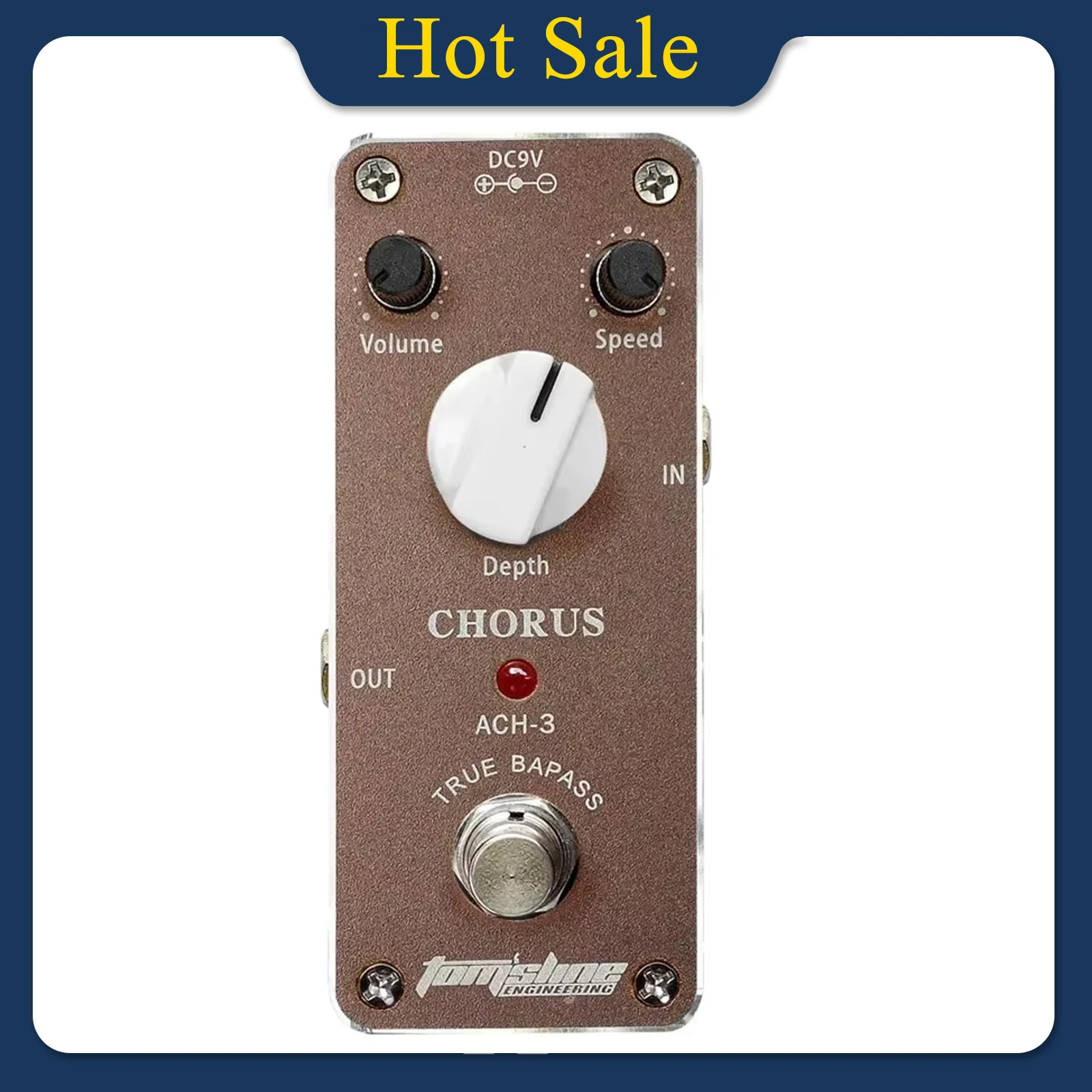 AROMA Electric Guitar Effect Pedal Chorus Effect Extremely Quiet Built-in Sound Processing System ACH-3 Guitar Accessories