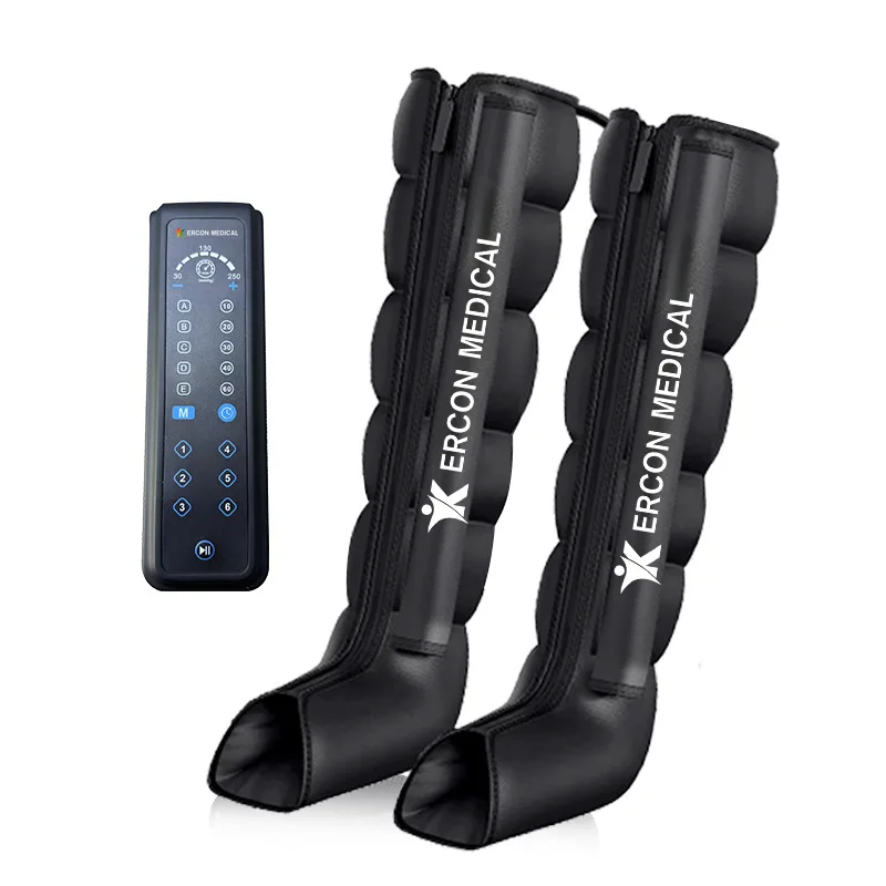 Upgraded Handheld Version 6-Cavity Air Wave Leg Massager Sports Recovery Airbag Pressure Leg Massager