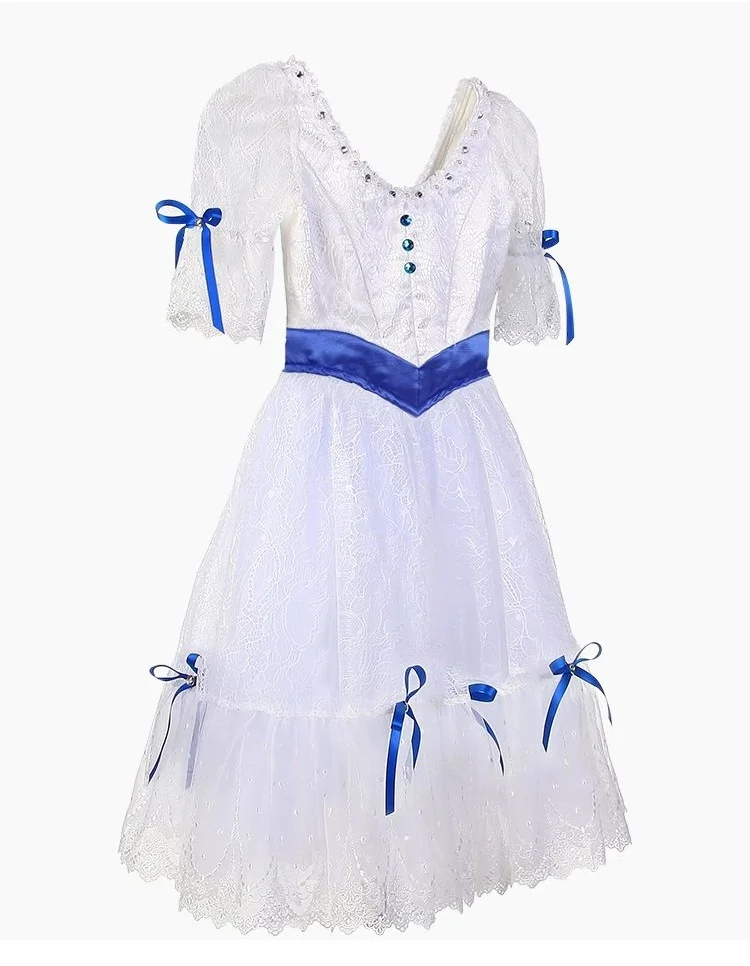 Ballettkleid Professionelles Kinderkleid weißes individuelles Kleid für Erwachsene Tutu