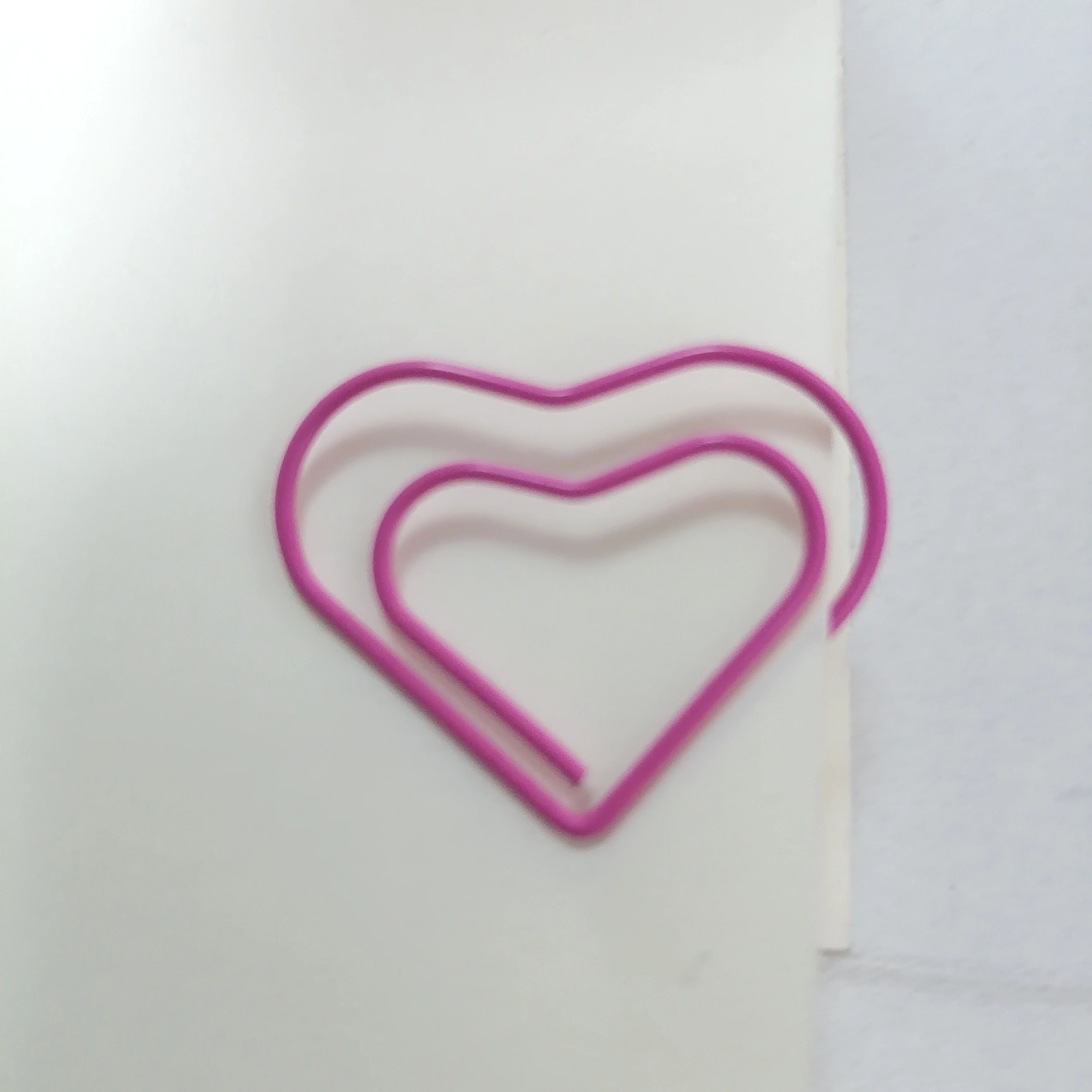 10 teile/los Rosa Serie Kawaii Tier Katze Herz Form Büroklammer Metall Lesezeichen Dekorative Memo Clips Schreibwaren