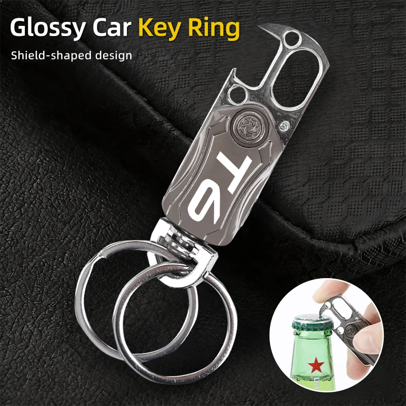 Zinc Alloy Car Key Ring Bottle Opener Interior Accessories For Volvo XC90 XC60 C30 T6 S60 C70 XC40 V40 XC70 V70 V60 V50 S80 S40