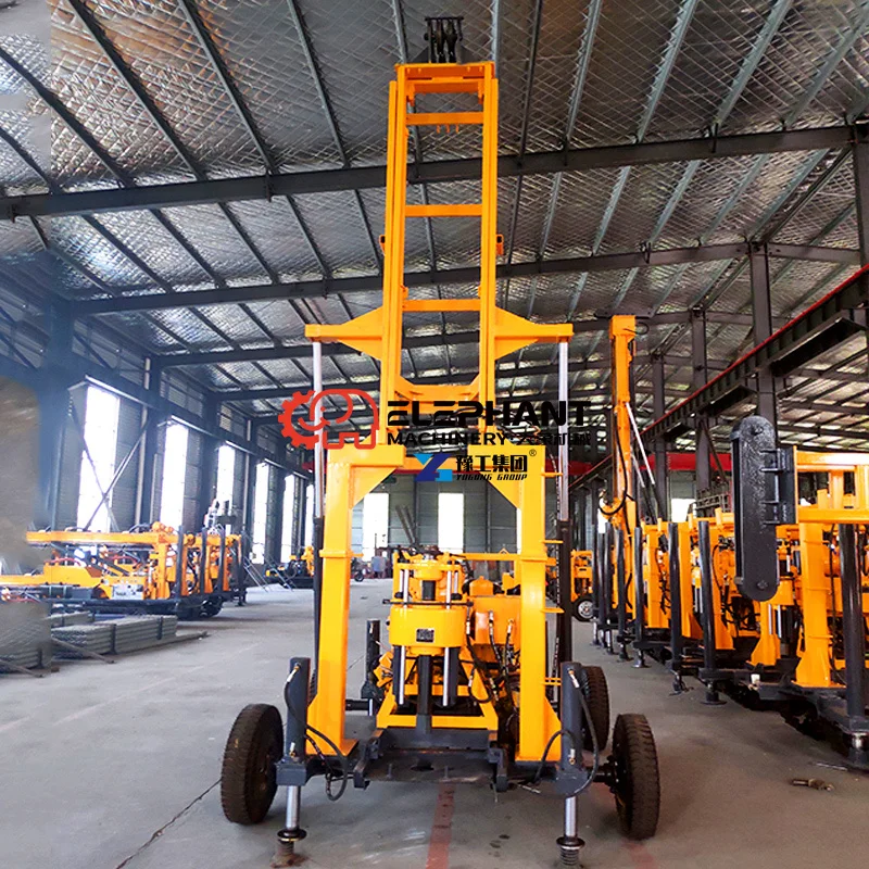 Portable Mineral Analysis Rig 130m 150m 200m Hydraulic Automatic Feed Diamond Bit Geological Core Sampling Drill