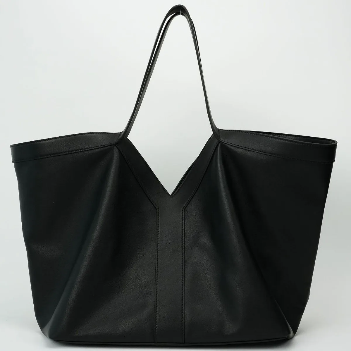 

Lazy tote bag with imported leather, large capacity, shoulder and underarm handbag for women, genuine leather, European