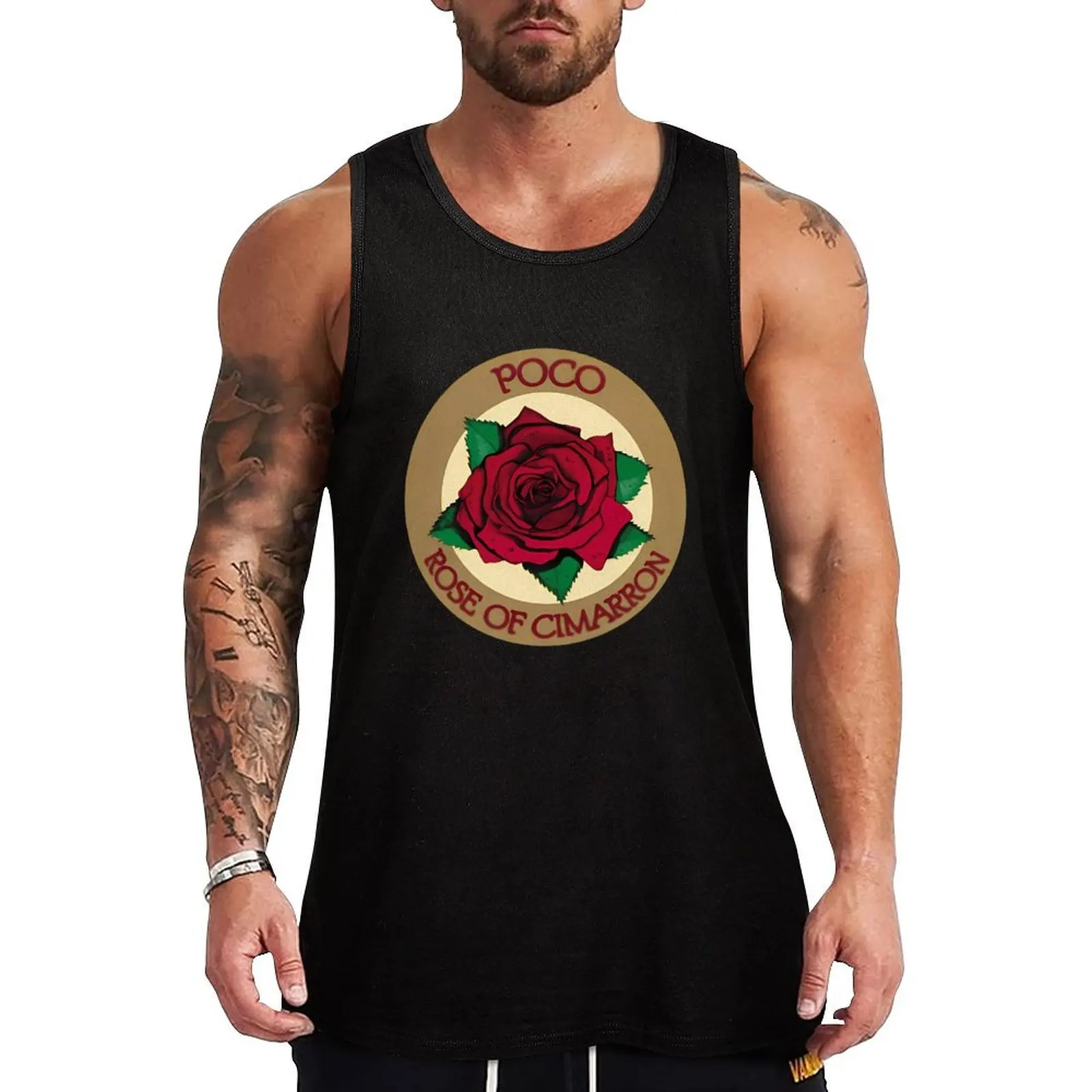 

Poco Rose Of Cimarron Tank Top Urban Tank Top Streetwear Casual Sleeveless Shirt