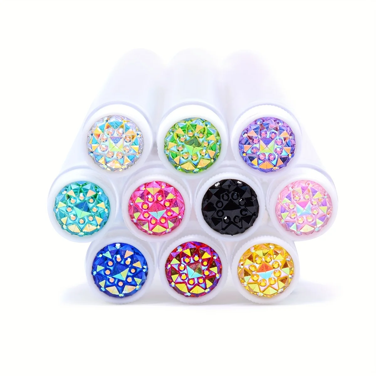 10PCS Lash Extension Brush Set - Tube Mascara Wands + Brow Combs, Disposable Makeup Tools for Salon & Home Use