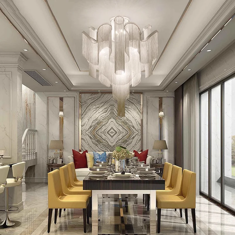 Modern LED Chandeliers para Home Decor, Luzes penduradas, Sala de estar, Sala de jantar, Iluminação interior