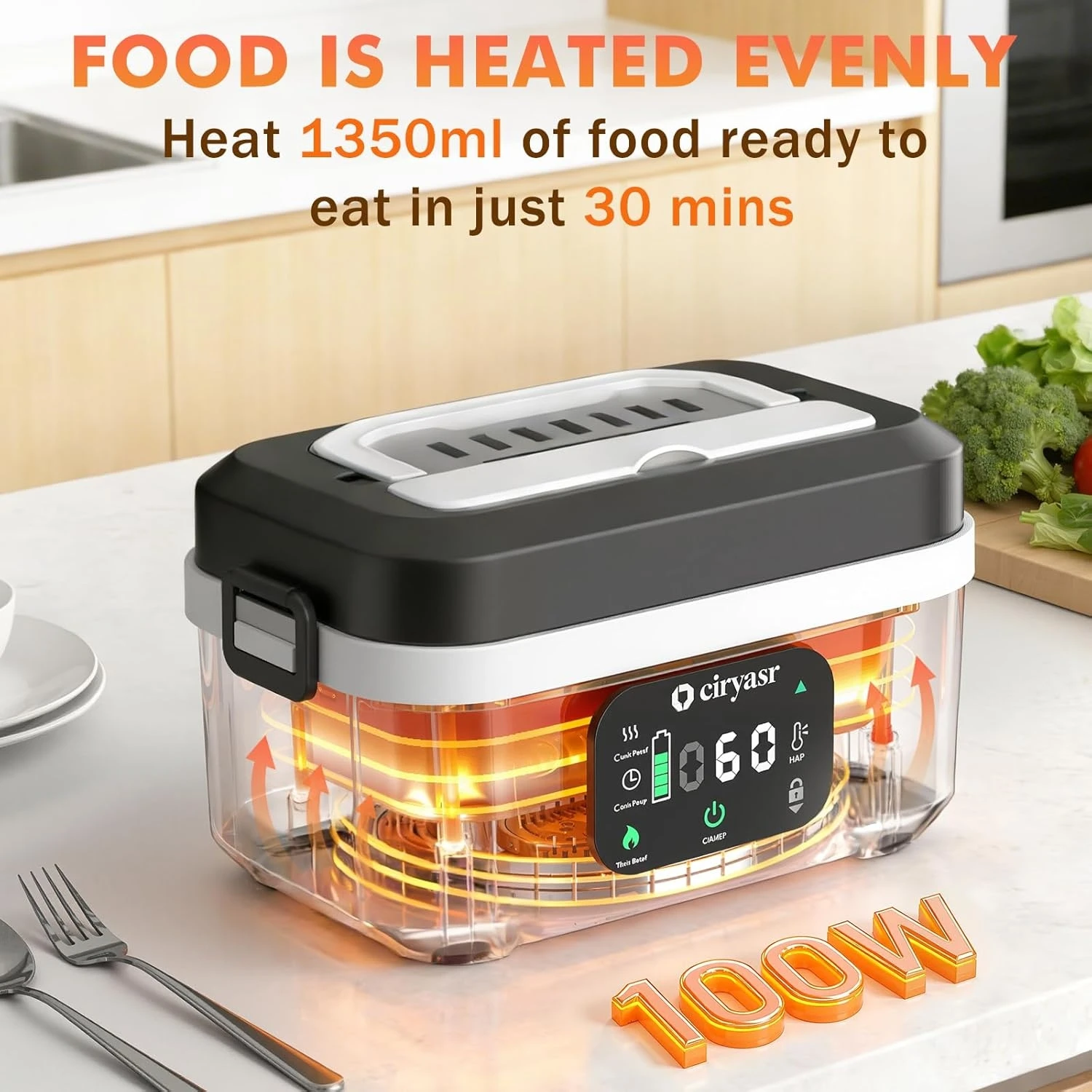 Powerful Electric Lunch Box, 1 - Camping Outdoor Cooking Table 评论和价格