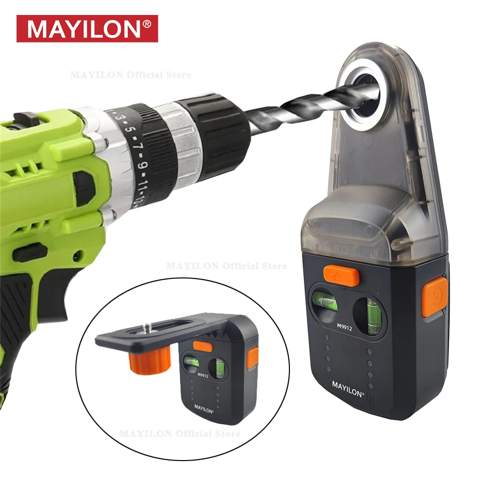 MAYILON M9912 Laser Drill Vacuum Attachment Leveler Wall Hanger Wall Suction Laser Level Bracket Fixator Drilling Tool