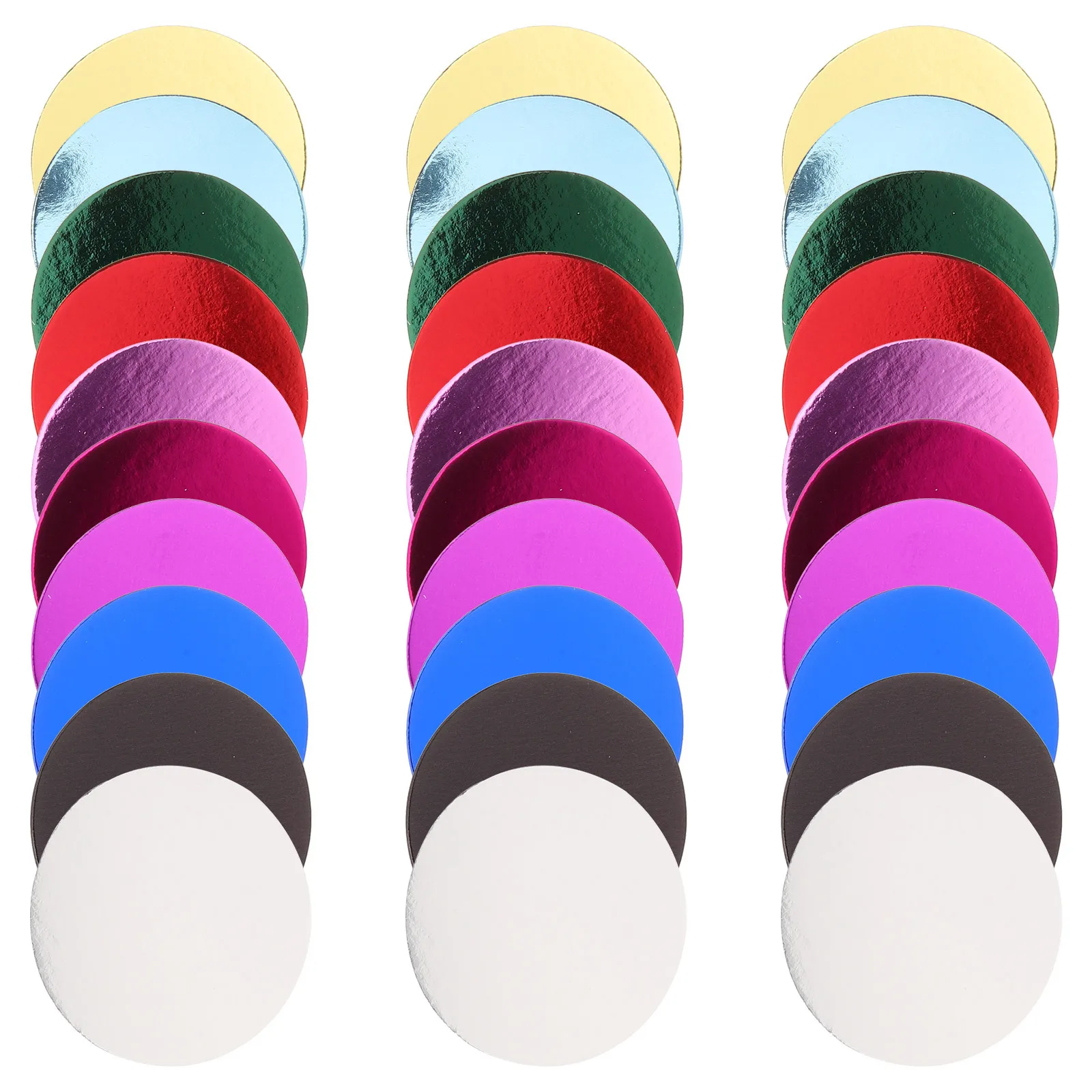 30 ورقة ملونة مستديرة على شكل قلب من ورق الحرف DIY مجموعة قطع الورق للبالغين مجموعة فنية قابلة للطي مثالية للمدرسة المنزلية #1