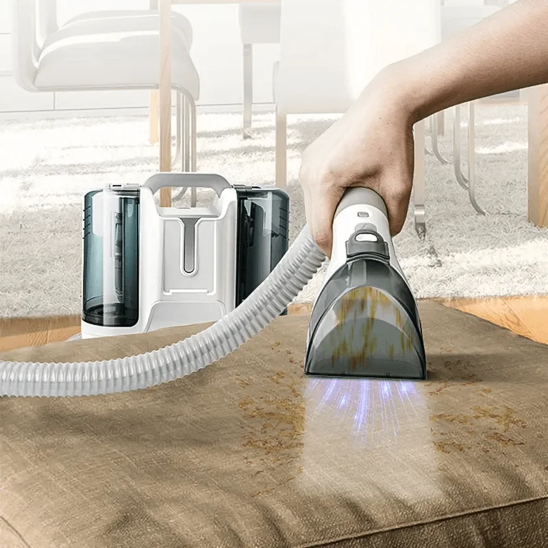 Compass High Quality Efficient Vacuum Cleaning Portable Sofa Carpet Cleaner Fabric Washing Upholstery Overflow Point Cleaner