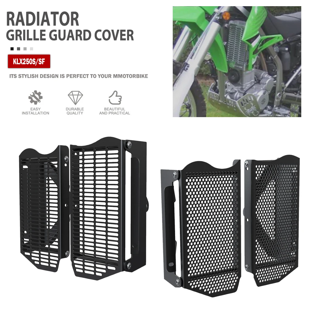 

FOR KAWASAKI KLX250S KLX250SF 2009-2020 KLX 250S KLX250 S/SF Motorcycle Radiator Grille Grill Guard Cover Fuel Tank Protector