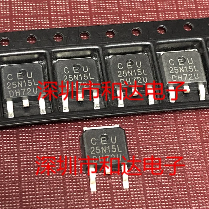 

10 шт. оригинальные новые CEU25N15L MOS полевая трубка патч TO-252 150 В 25 А