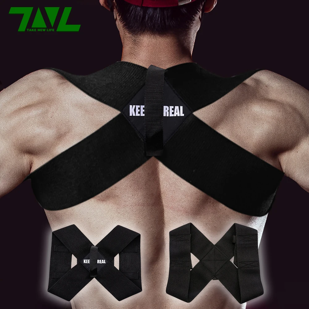 Adjustable Back Shoulder Posture Corrector Belt Clavicle Spine Support Reshape Body Home Office Sport Upper Improve Posture Back