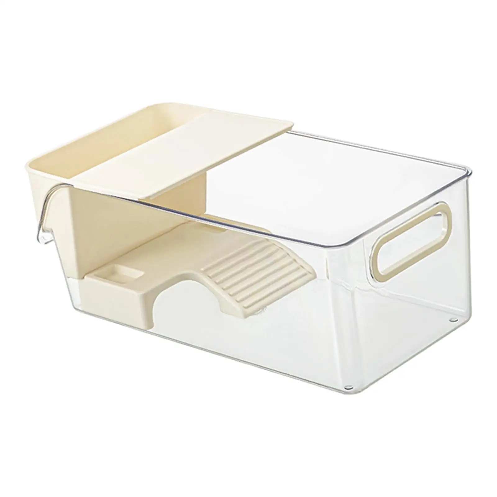 turtle-supplies-petg-reptile-tank-with-basking-platform-and-food-trough-for-turtles-habitat-decor