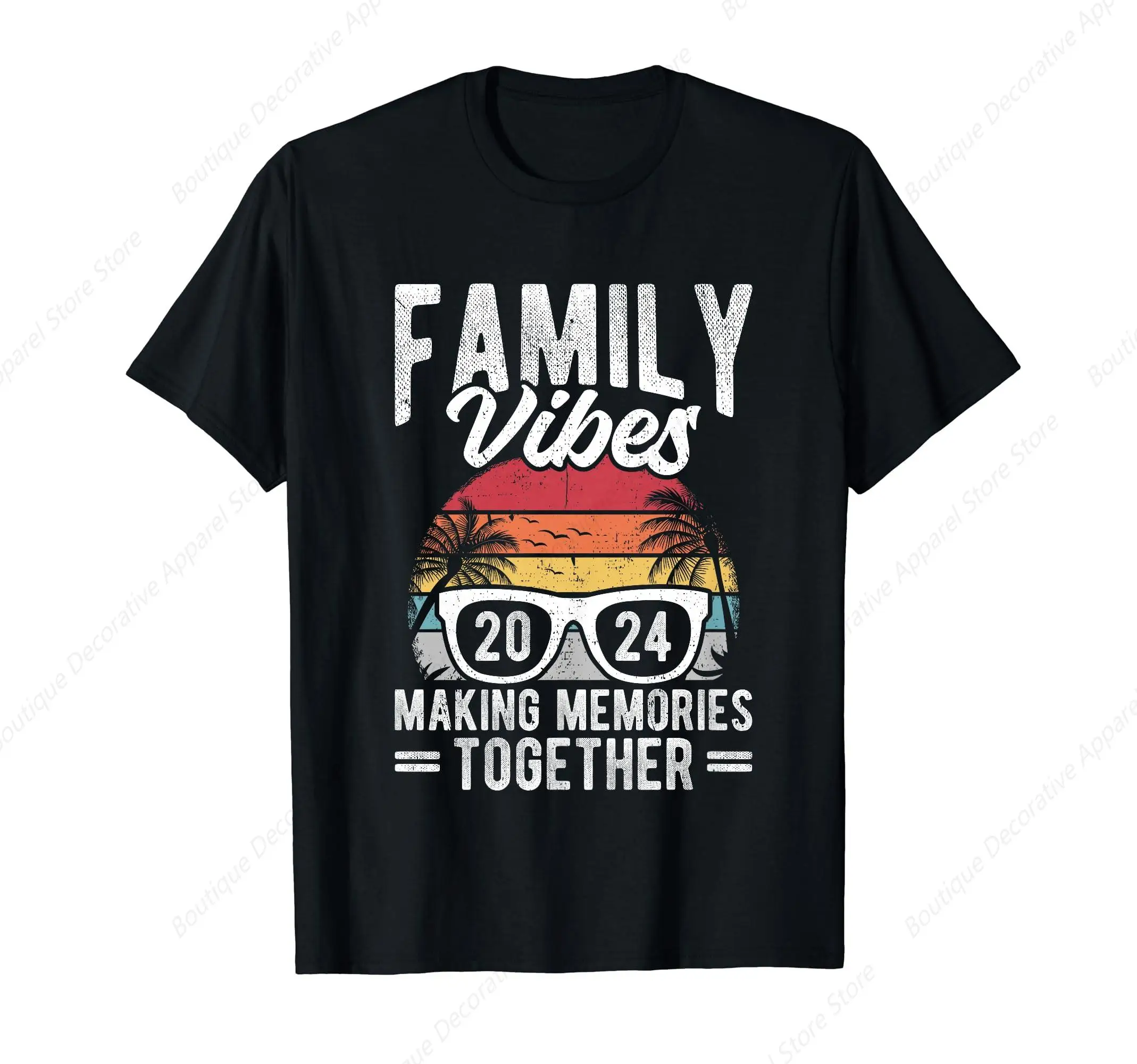 

Family Vibes 2024 MAKING MEMORIES TOGETHER Family Vacation T-Shirt