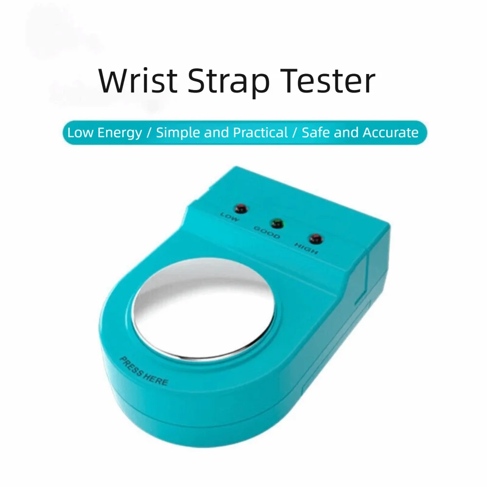 High Quality ESD Wrist Strap Tester Cushion Connecting Wired Cordless Anti-Static Wrist Strap Tester Ground Wire Connection