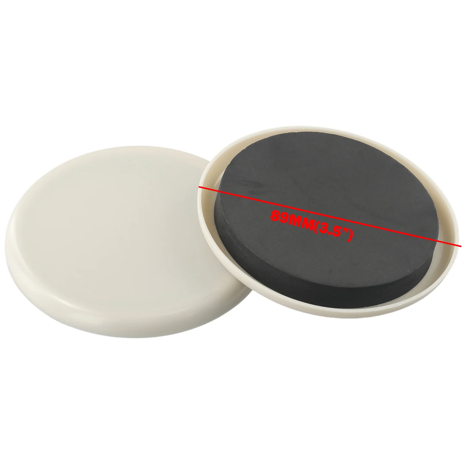 

Furniture Slider 4pcs 100% Brand New 3.5in Bookshelf Round High Quality For Heavy Duty Furniture Slider Movers