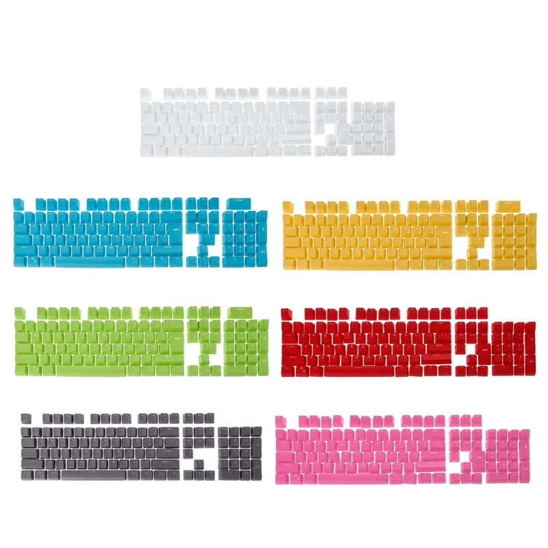 PBT 104 Keyscaps Keys Doubleshot Backlit Variety Of Color Choices For Cherry MX Mechanical Keyboard KeyCap