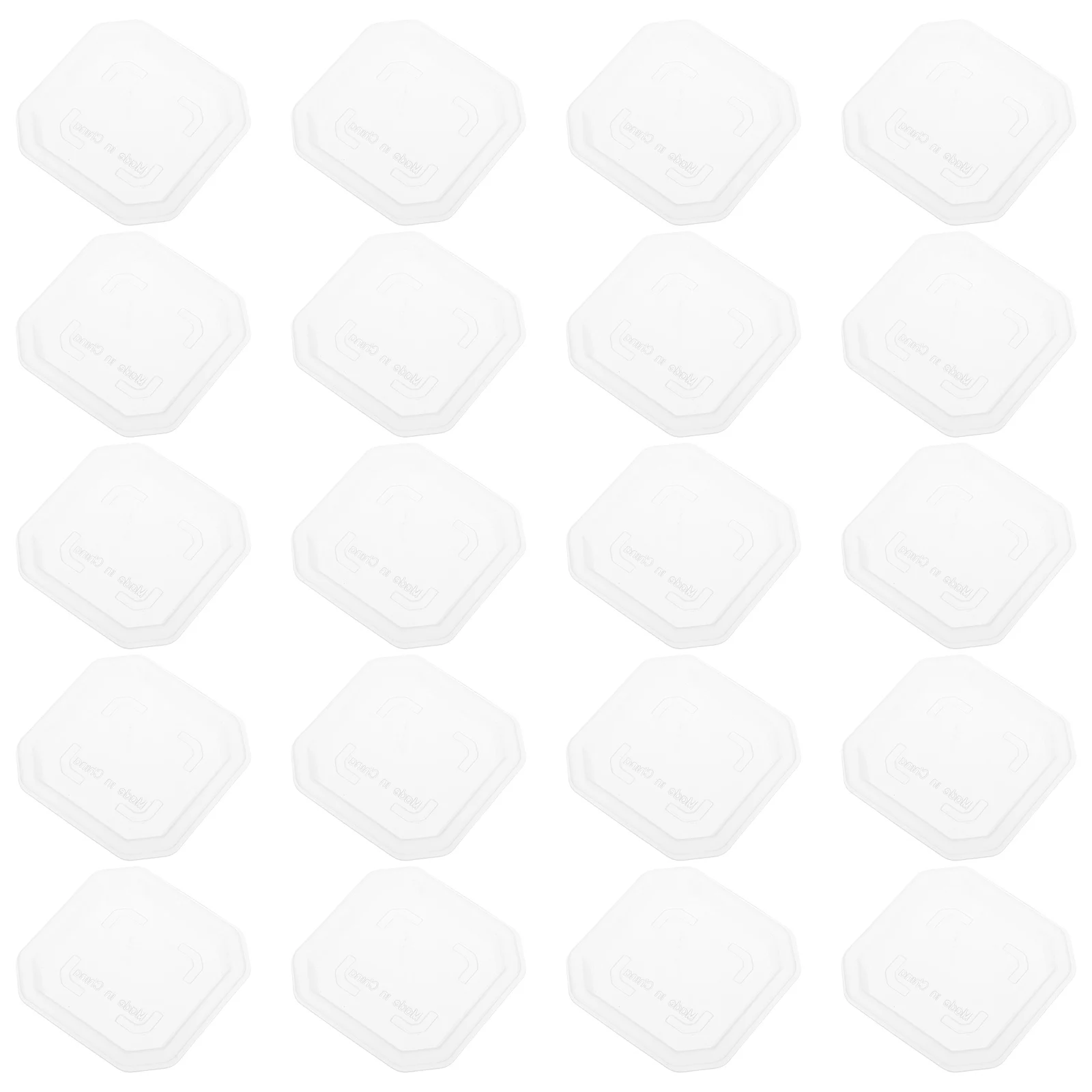 

Flower Pot Tray Thick Saucer Plants Plastic Square Drip Trays Clear Pots Breathable Semitransparent Garden Trays