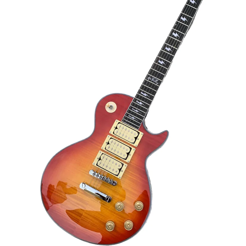 In stock Chinese Electric Guitar Ace Frehley Signature Few Colors Mahogany Body And Neck 6 Strings