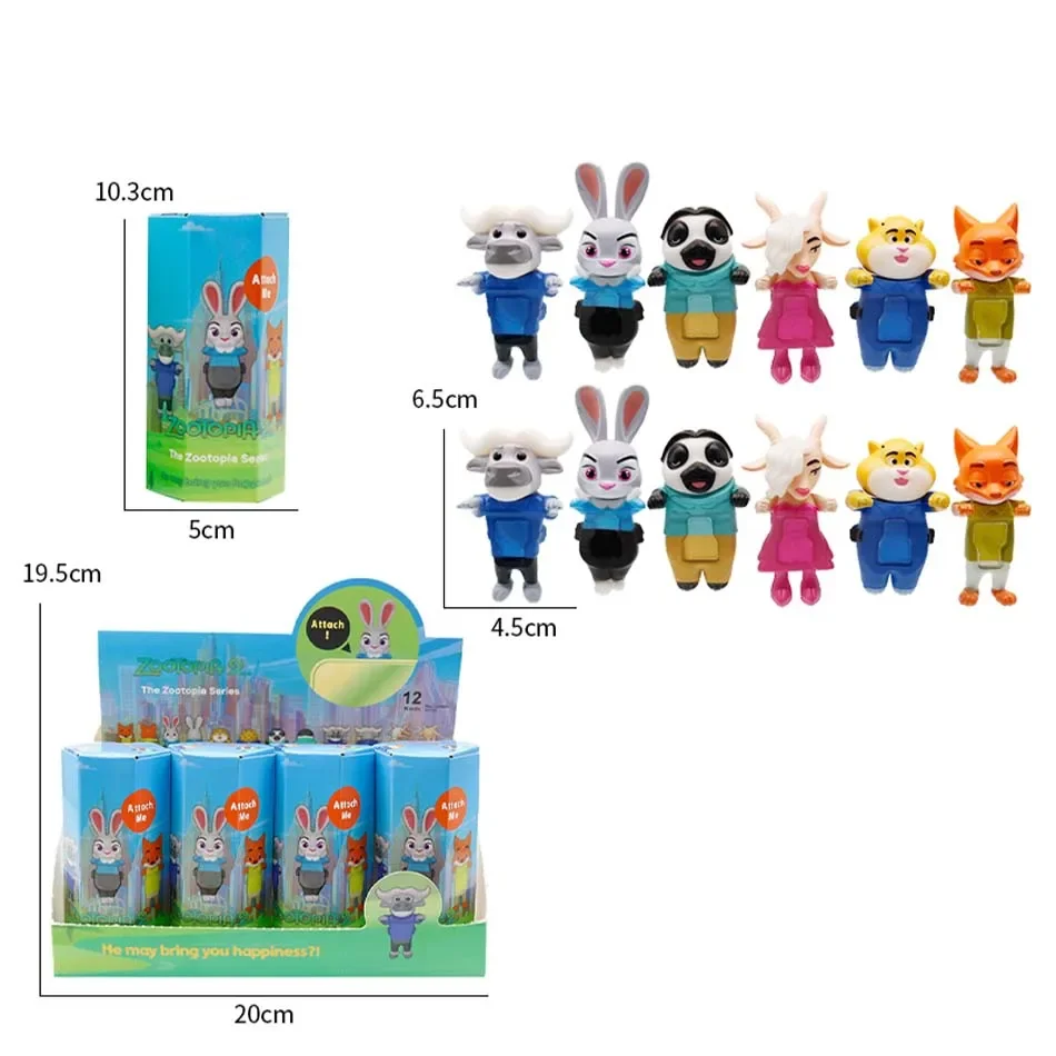 2026 مجنون Zootopiaes 2 صندوق أعمى حفلة صغيرة أنيمي شخصية الديكور الهاتف المحمول الديكور الأطفال هدية عيد ميلاد مفاجأة #4