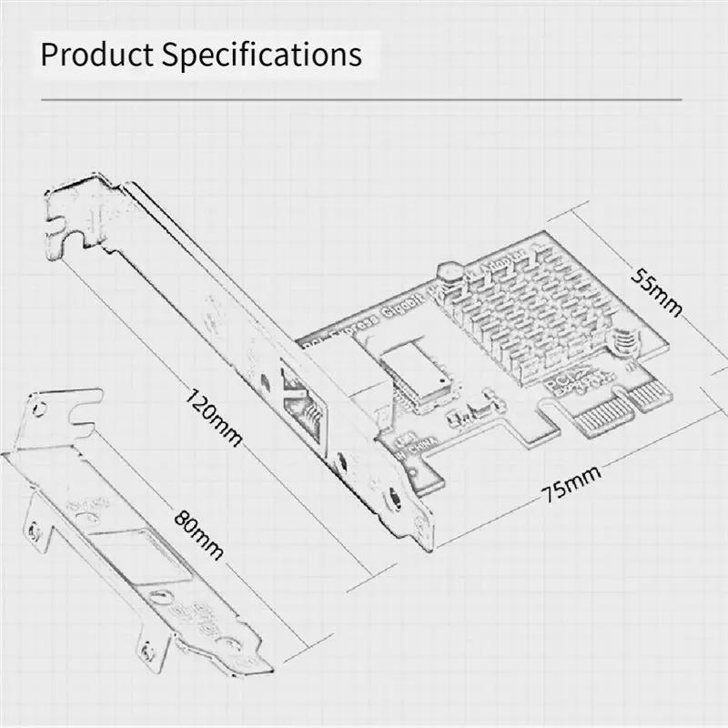 

Сетевая карта AY14 - 1000 Мбит/с PCIe-RJ45, гигабитный Ethernet-адаптер на чипе RTL8111EH, конвертер LAN PCI Express для настольных ПК
