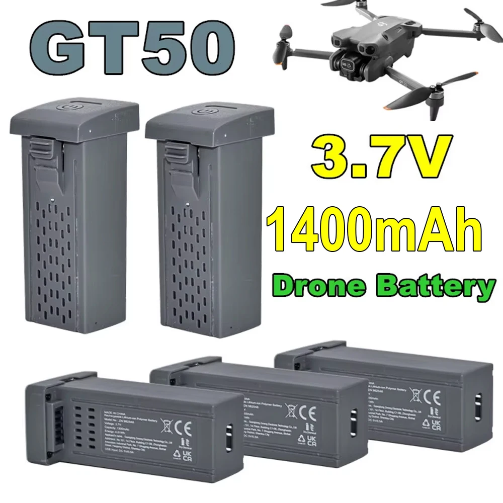 Original GT50 PRO Drone Battery 3.7V 1400MAh Battery For GT50 Dron RC Quadcopter Replacement Battery GT50 Accessory Parts