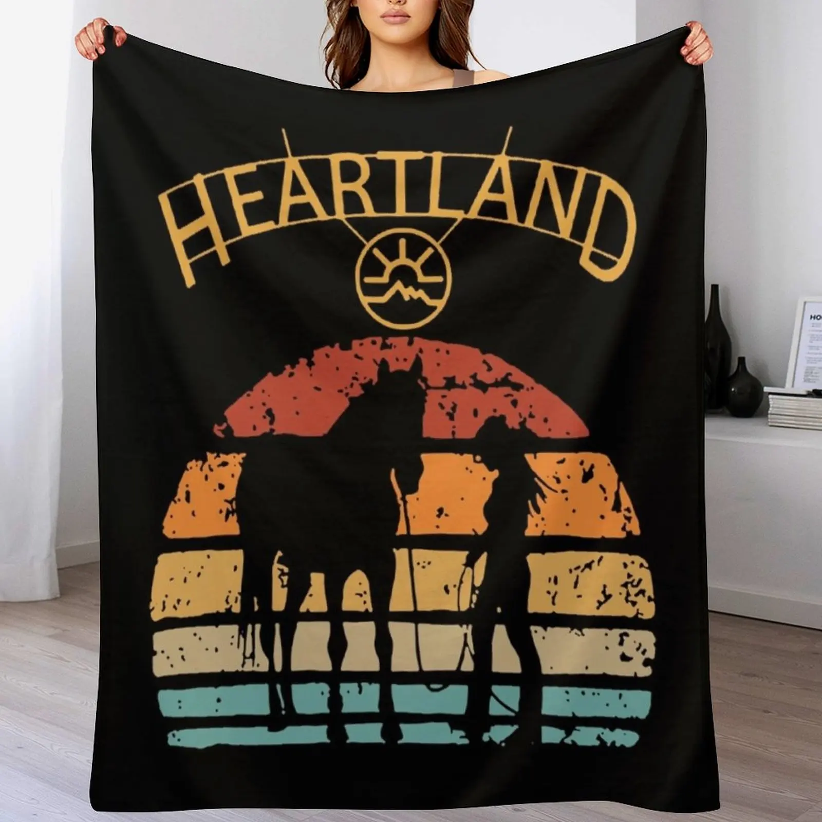 

Heartland Throw Blanket cosplay anime Decoratives Blankets