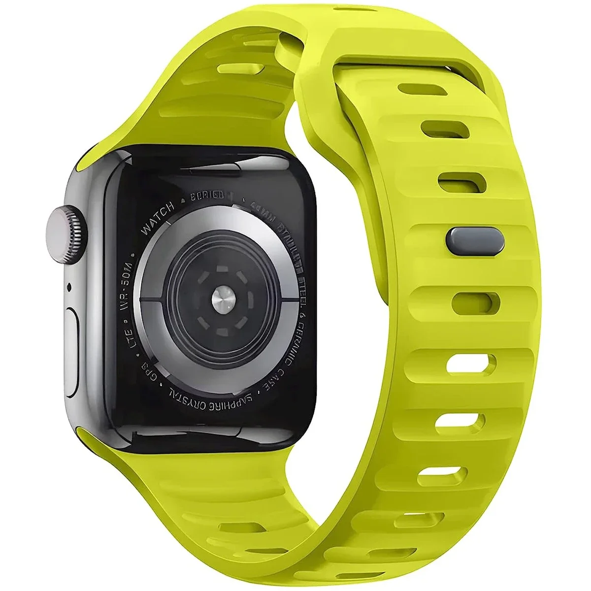 Armband für Apple Watch Band 44 mm 45 mm 49 mm 41 mm 40 mm 42 mm 38 mm Weiches Silikon Sportarmband Iwatch Serise 8 7 SE 6 5 9 Ultra 49 mm