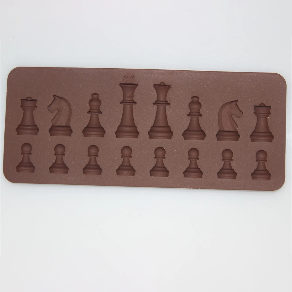 Cake Mold Utility Chess Shape Tray Silicone Mold Chocolate Making Popular Mold Durable Silicone Chocolate Mold