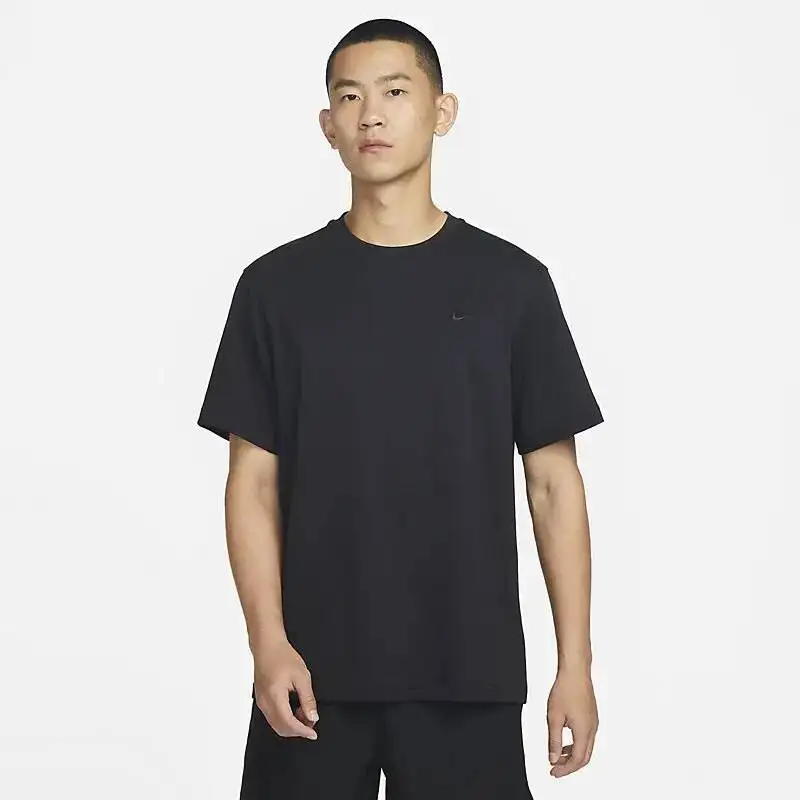 

Nike Men's Knitted Short-Sleeve Fitness Training Wear Breathable Top Round Neck Sports T-Shirt Dv9832-010