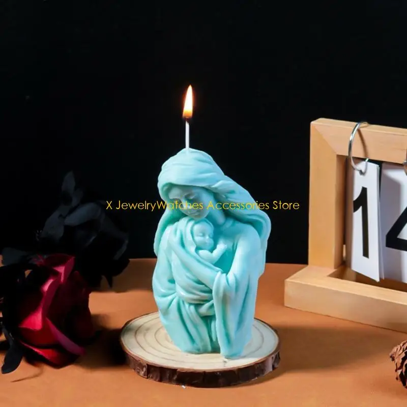 قالب حرفي من السيليكون المرن القوي 31KD ملحق محمول لإنشاء تماثيل وهدايا للأم والطفل نابضة بالحياة #3