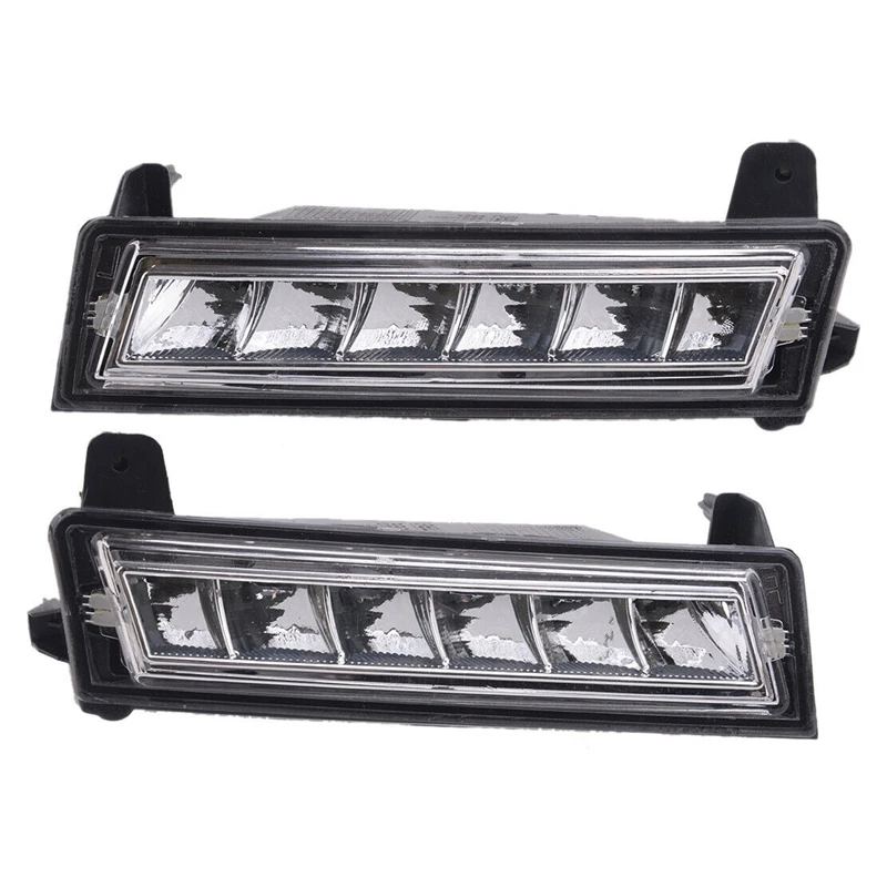 Car Front Left Right LED Daytime Running Light DRL For Mercedes W164 X164 X204 ML350 ML450 GL450 GLK350 2010-2012