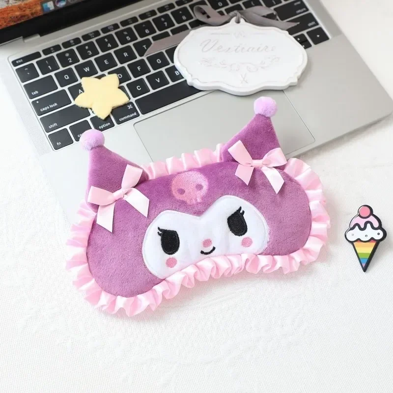 Cinnamoroll My Melody  Anime Kuromi Sanrio Ins Sweet Breathable Nap Sleeping Cover Cute Cartoon Kawaii  Blindfold Cover Gifts