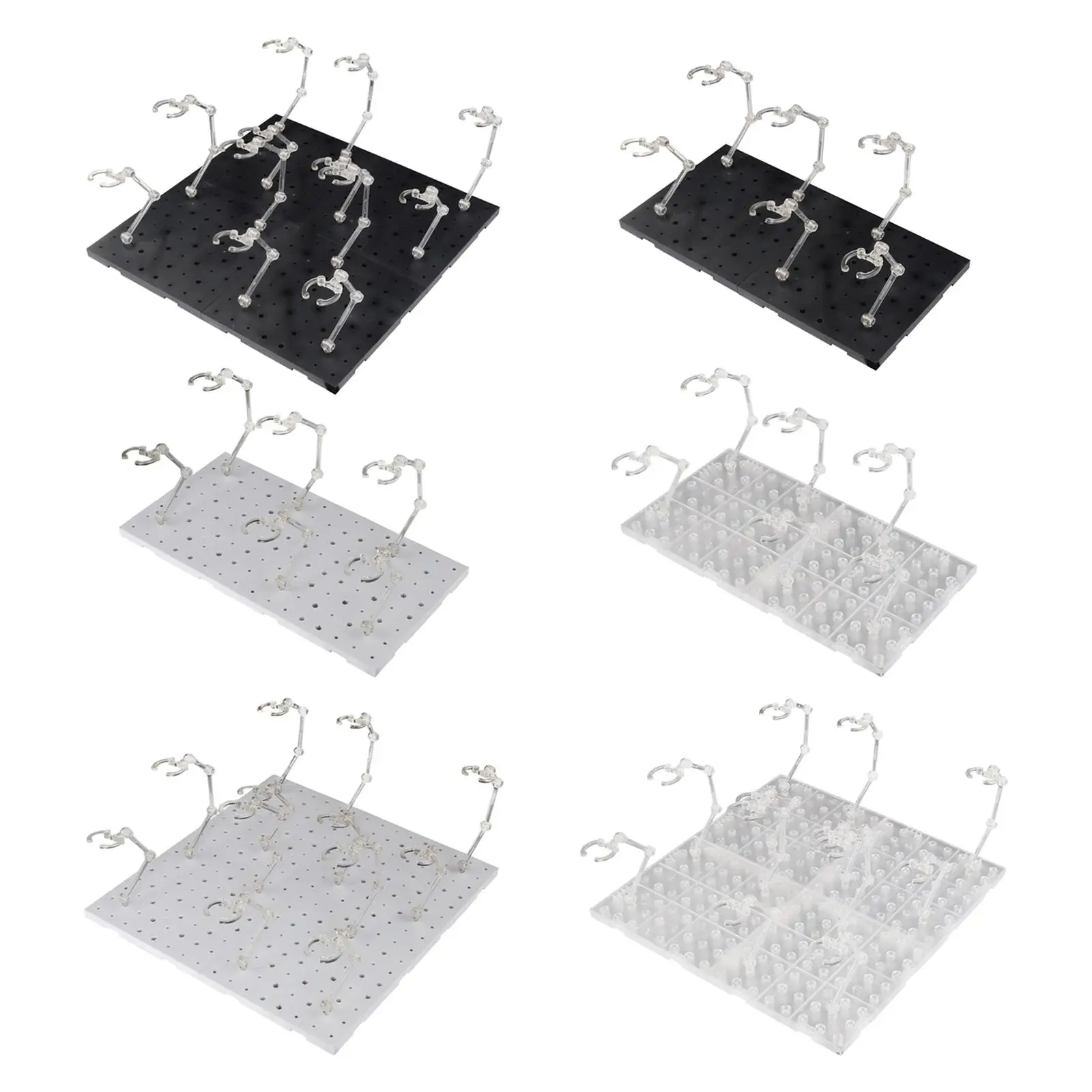 Plastic Hobby Action Base Display Stand Support for Figures Toys