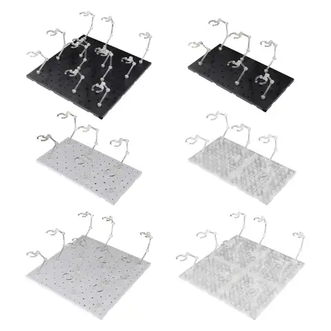 Plastic Hobby Action Base Display Stand Support for Figures Toys