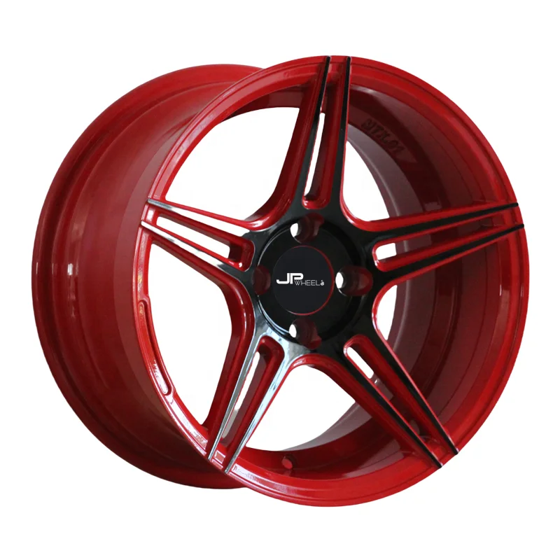 15 Inch 4x100 4-Hole Custom Casting Mag Aluminum Alloy Universal Passenger Car Aftermarket Wheel RimsB8,B9,C7,C8,Q5 FY