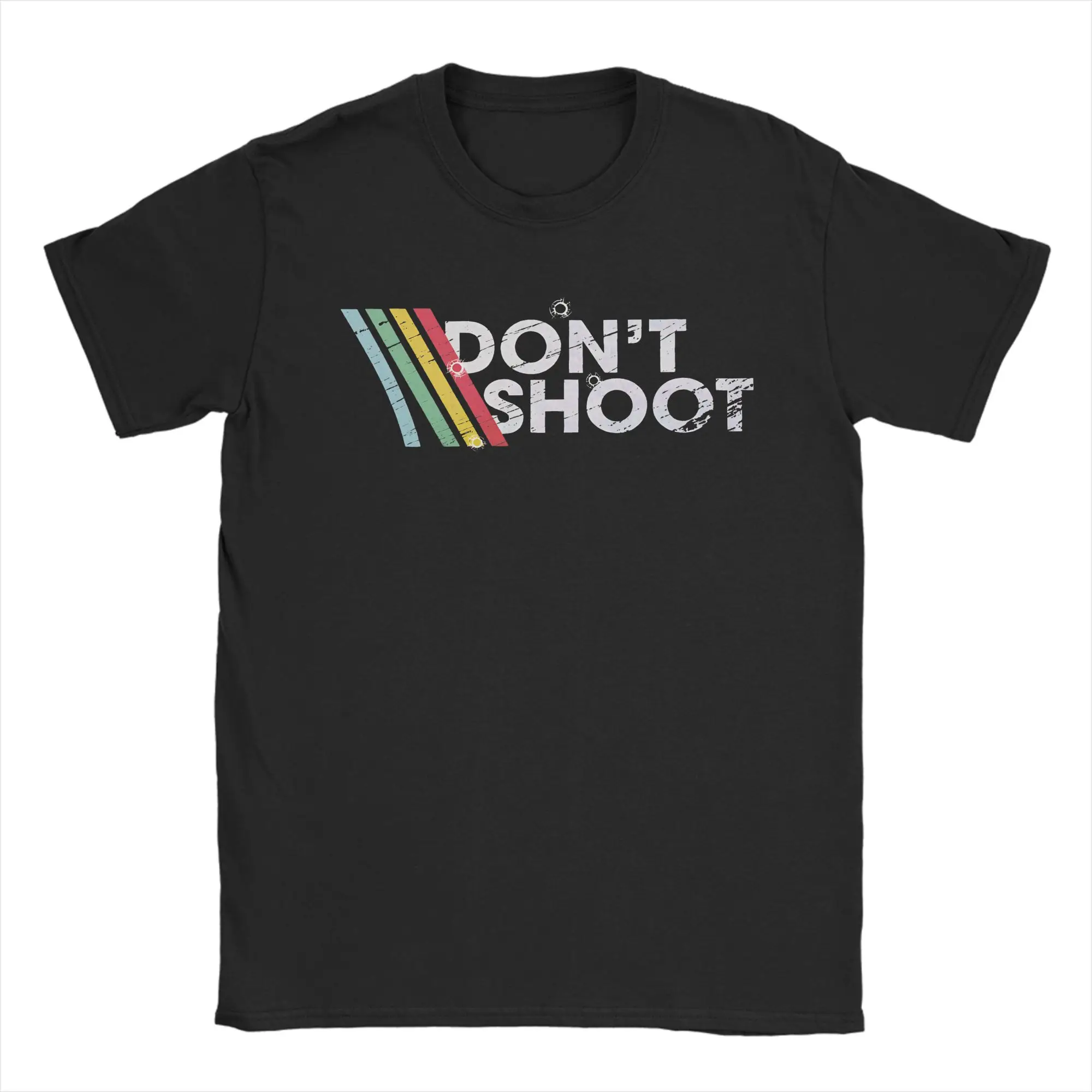 Men Women Arc Raiders Game Dont Shoot T Shirts  Pure Cotton Tops Hipster Short Sleeve Crewneck Tee Shirt New Arrival T-Shirts