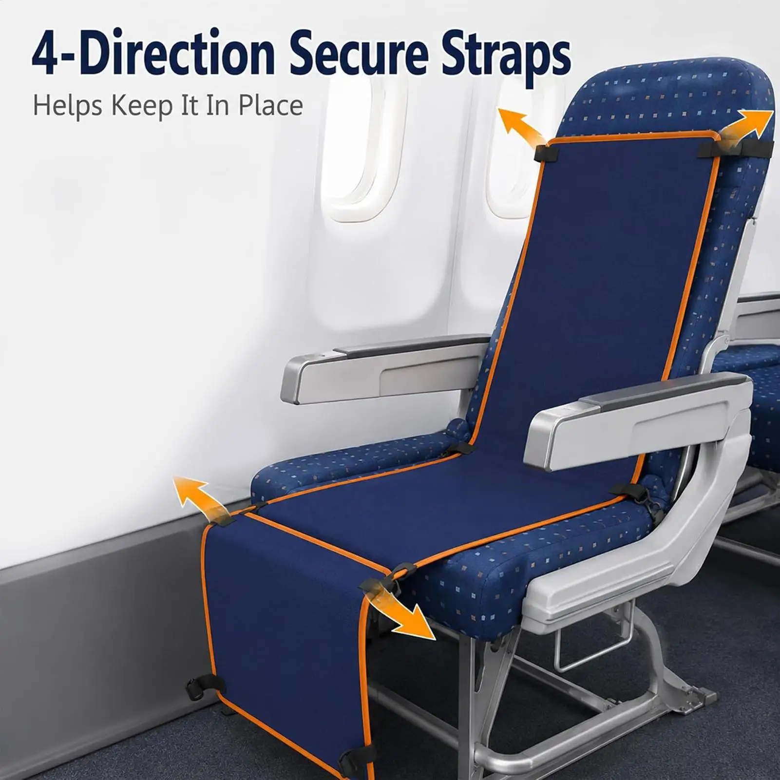 Foot Hammock For Plane Travel Foldable Soft Ergonomic Legs Sling Airplane Seat Leg Rest Foot Hammock For Men Women Adults Busy