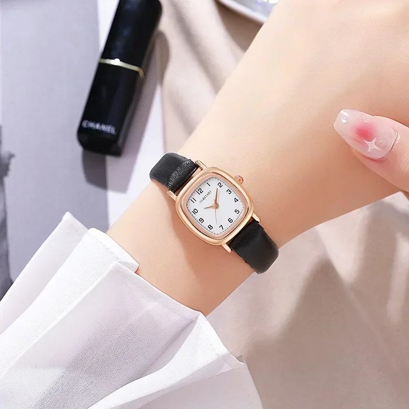 Watch for Women Thin Strap Small Square Women's Watch Minimalist Digital Quartz Strap Accesorios Para Mujer Montre