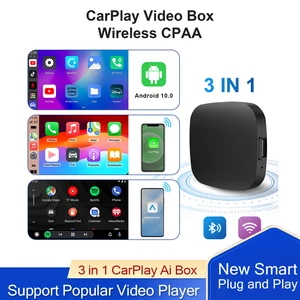 Kotak Ai CarPlay Pintar 2025 Adaptor CarPlay Otomatis Wifi CarPlay Nirkabel Android untuk Netflix untuk sistem cerdas mobil YouTube 10 pembicara zqs penjualan terbaik - №