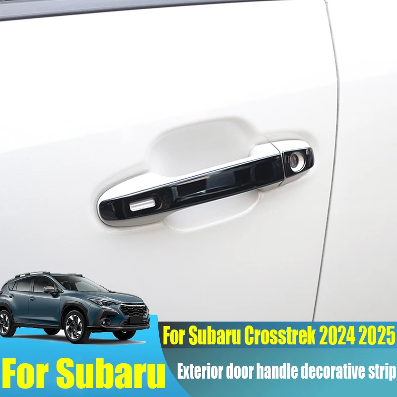 

Наружная ручка двери автомобиля, декоративная полоса, модификация, аксессуары для наружного украшения автомобиля для Subaru Crosstrek 2024 2025