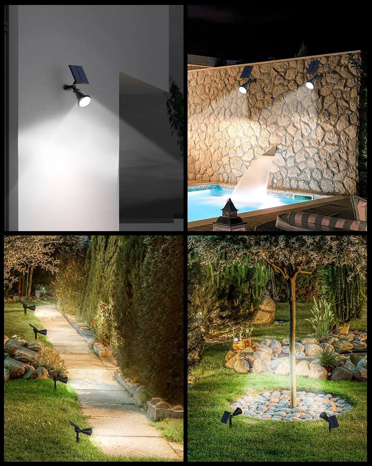 Landscape Lighting Brushed Steel 6x6 Post Fit Crackle Ball Waterproof Winter Cool White
