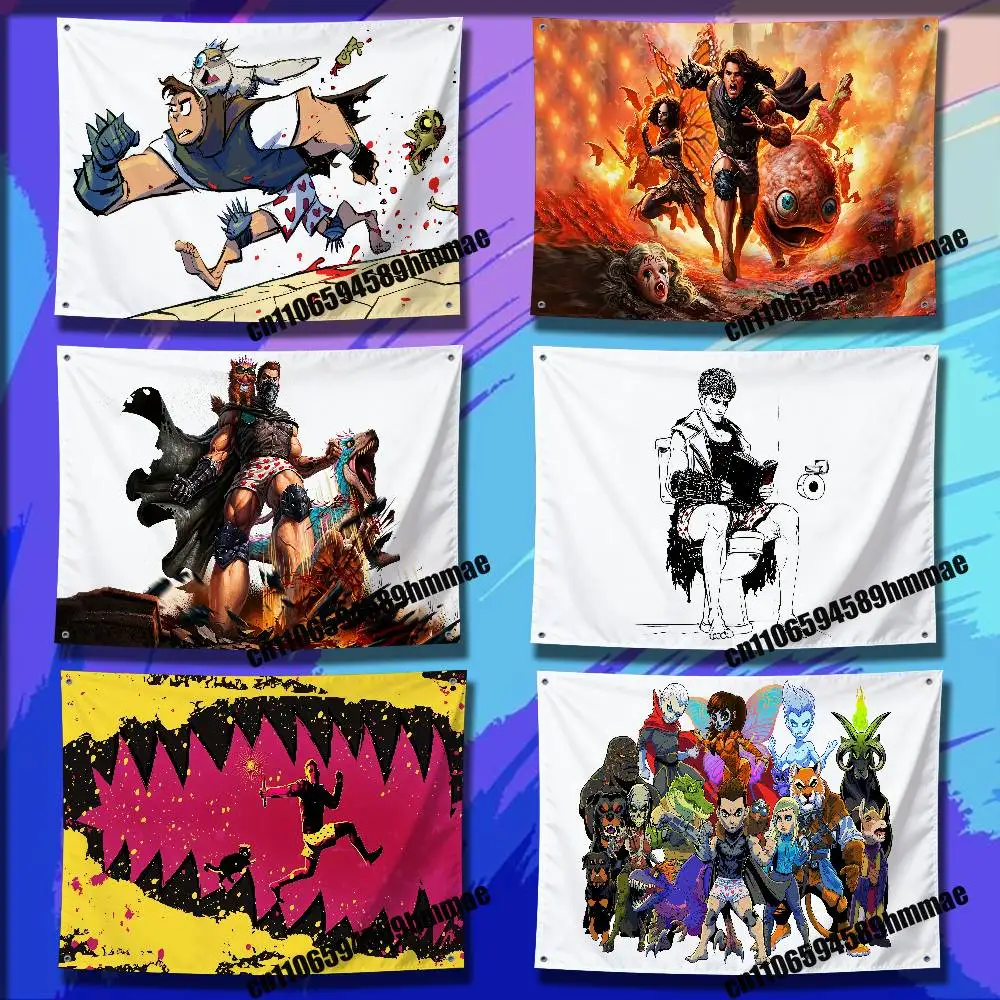 For D-Dungeon Crawler Carl Flag 50*70cm 60*90cm 80*120cm 100*150cm 150*200cm Camp Wall Banner Tapestry Cover