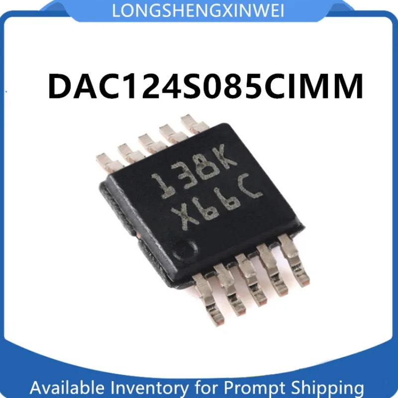 1PCS New DAC124S085CIMM Original Silk Screen X66C Patch VSSO10 Digital To Analog Conversion Chip IC in Stock