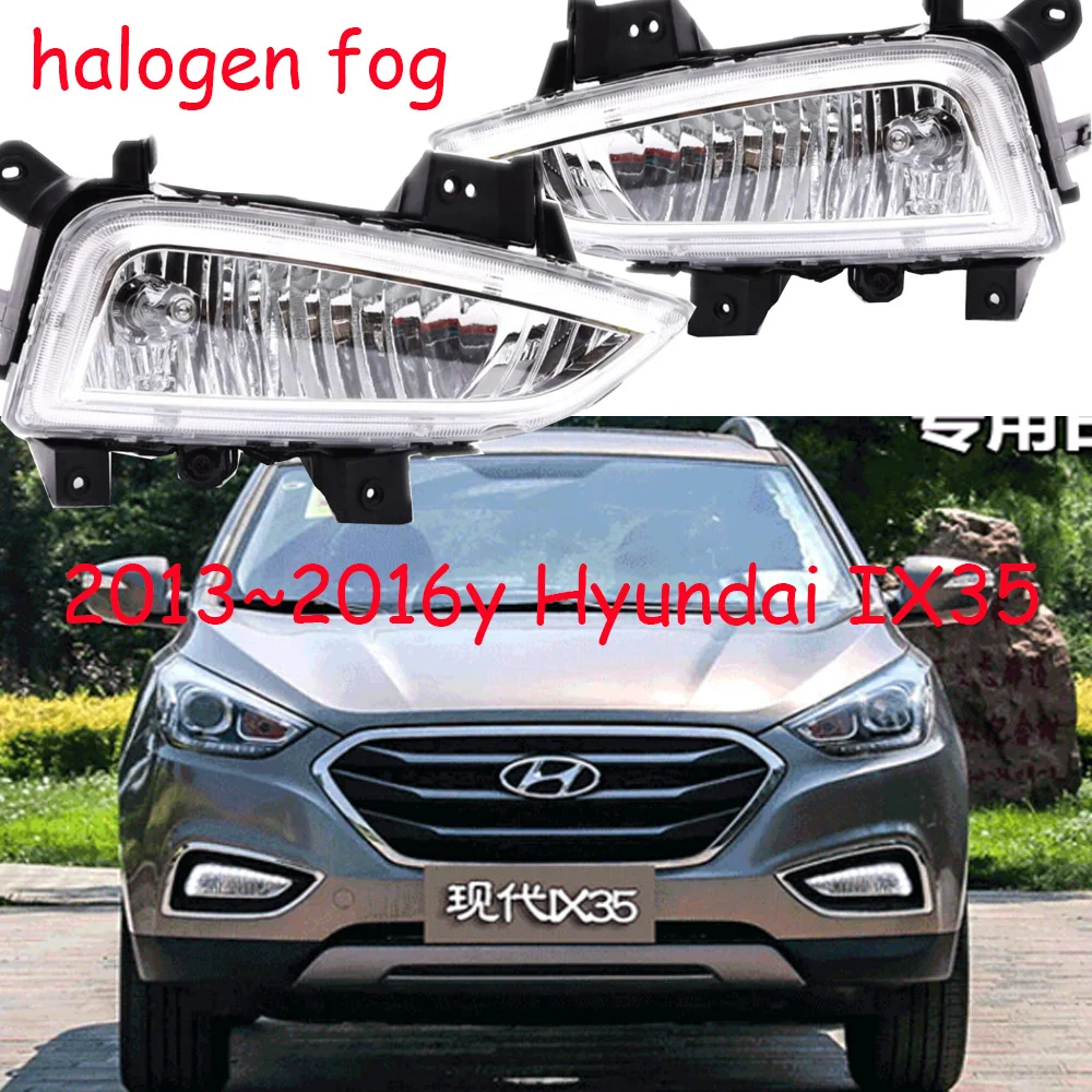 

1pcs car bumper headlamp for Hyundai TUCSON ix35 headlight halogen bulb 2013~2015y car accessories tucson IX35 fog lamp